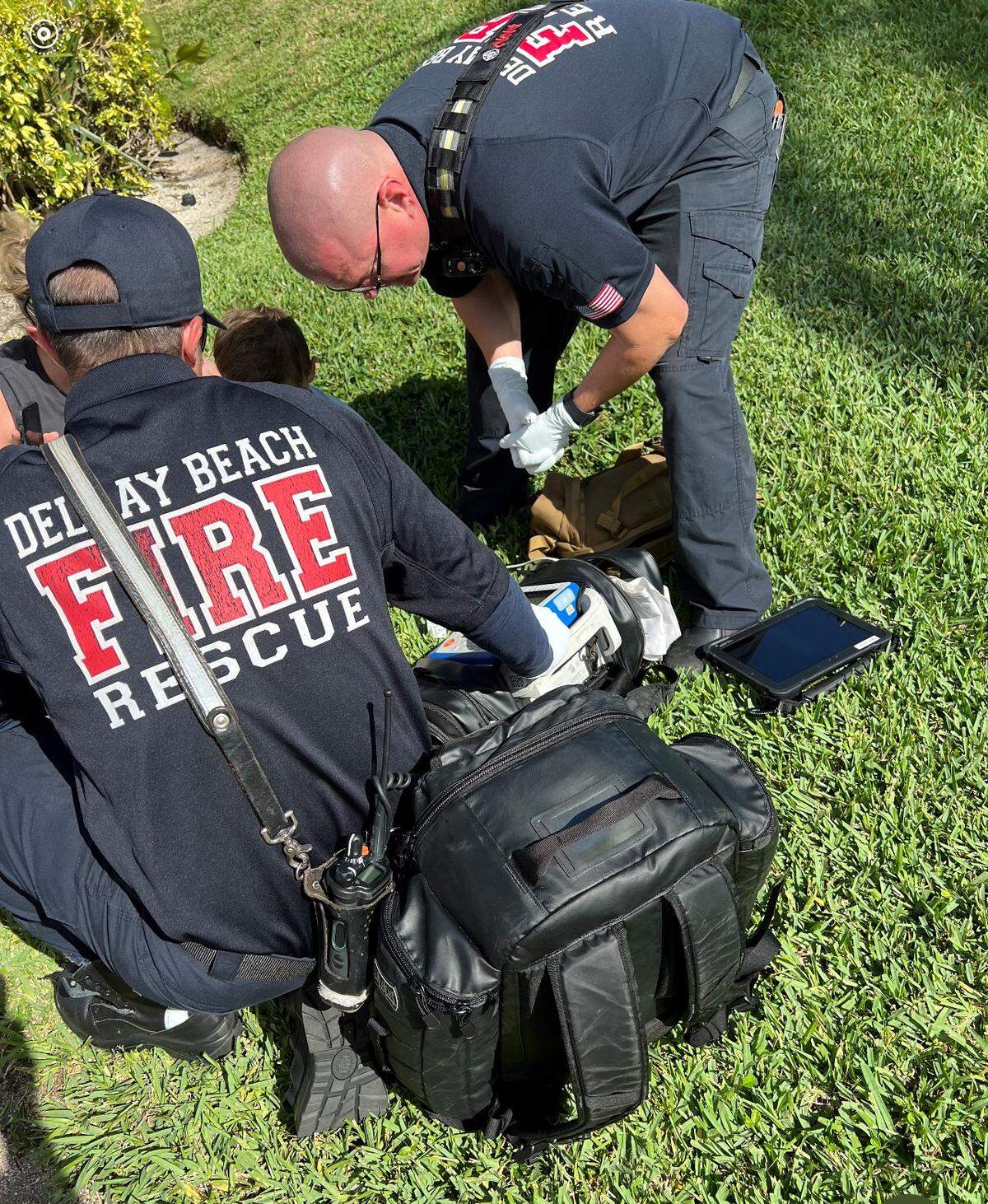 A small shark bit the foot of a boy in Highland Beach on Monday, April 11, 2022, according to the Delray Beach Fire Rescue Department.