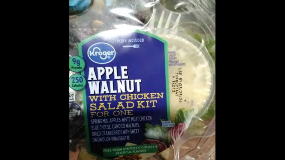 Kroger Apple Walnut with Chicken Salad Kit For One