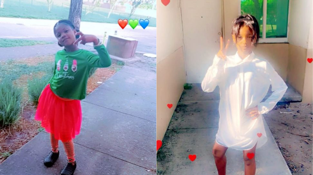 A’zariah McCall, 9, left, and her sister Ireanna Johnson, 11, were killed in a car crash Saturday evening in Miami Gardens, Feb. 8, 2025. Their grandmother and their half brother were also killed.