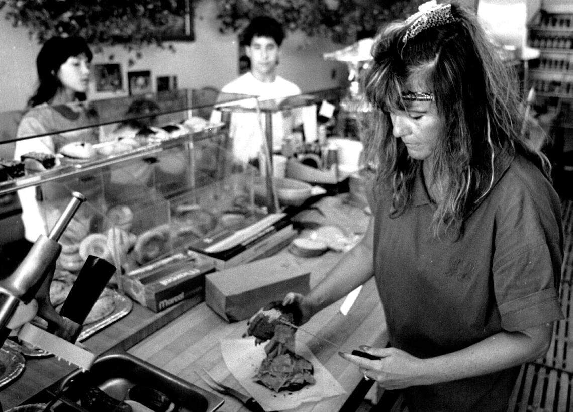 Hedva Bank, the owner of the Hal’s Deli in 1989.