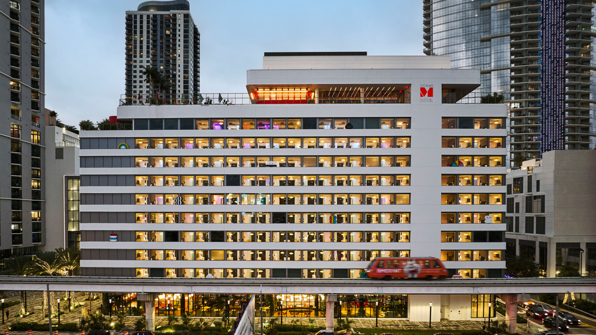 European hotelier citizenM opened its 11-story hotel at Miami Worldcenter earlier this month.