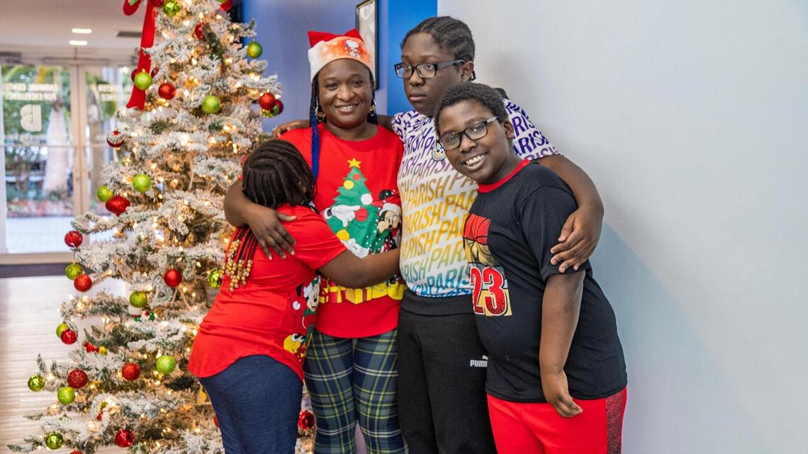 She lost her husband to cancer. Her wish for their kids is happiness — and a computer