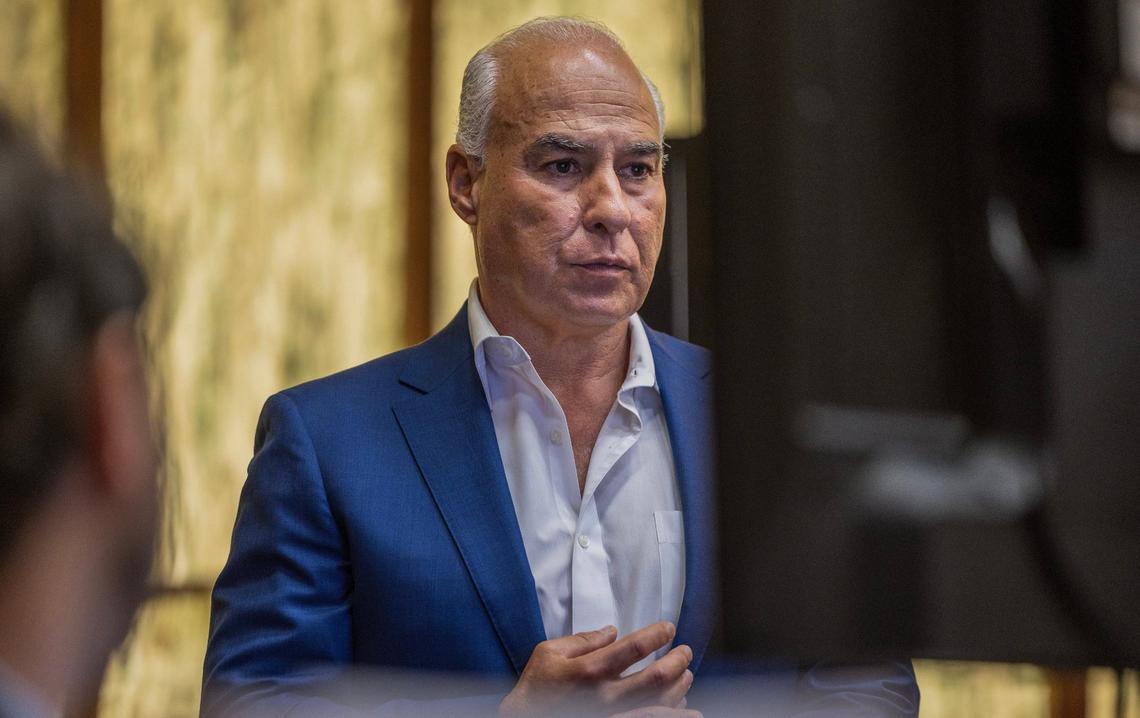 Witness Alexis Rodriguez testifies as Prosecutor Timothy M. VanderGiesen presents evidence during the trial of Frank Artiles, the former Florida GOP senator accused of paying a ghost candidate more than $40,000 to influence a Florida Senate seat on Friday September 20, 2024.