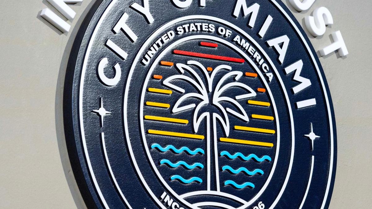 Inside Miami City Hall on Thursday, July 17, 2025, in Miami.