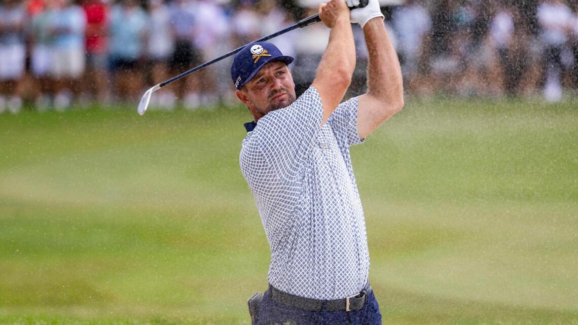 DeChambeau takes lead as Blue Monster menaces top golfers on windy Day 2 at Doral