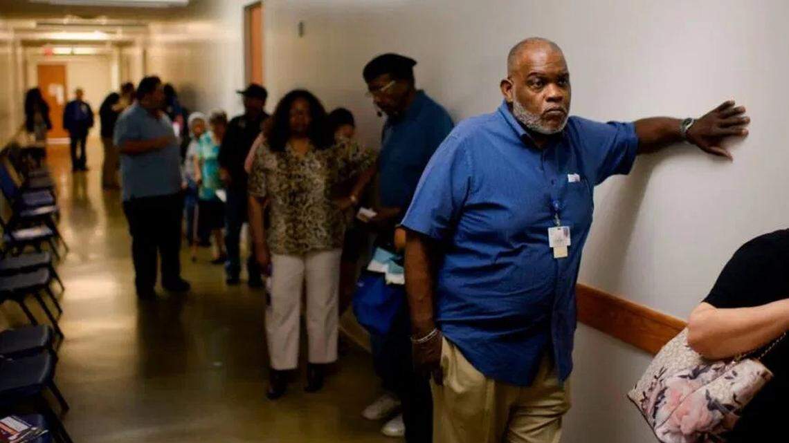 According to the Leadership Conference Education Fund, Texas has closed 750 polling places since 2013, disproportionately affecting African-American neighborhoods.