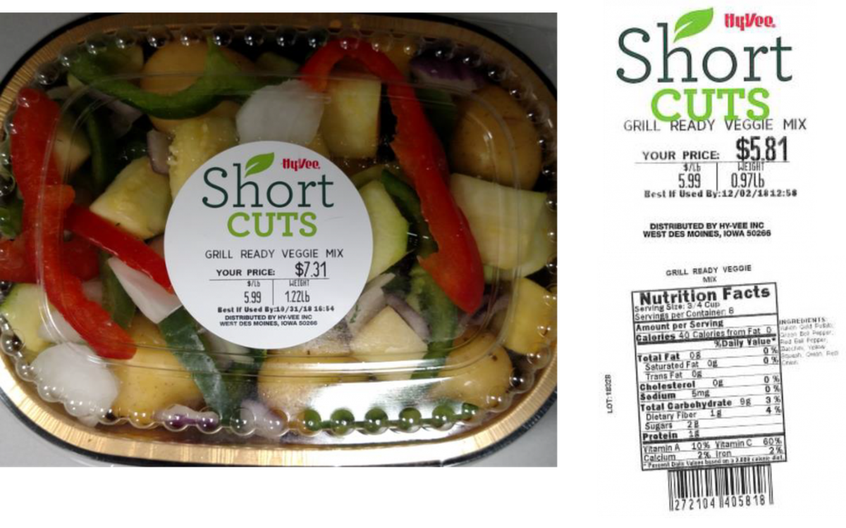 Hy-Vee Short Cuts Grill/Oven Ready Veggie Mix