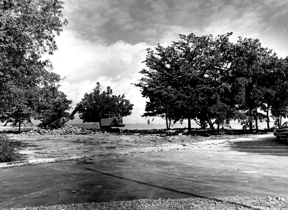 The Key Biscayne Winter White House of President Nixon was reduced to rubble in 1979 to make way for a mansion. Nixon sold the house in 1976.