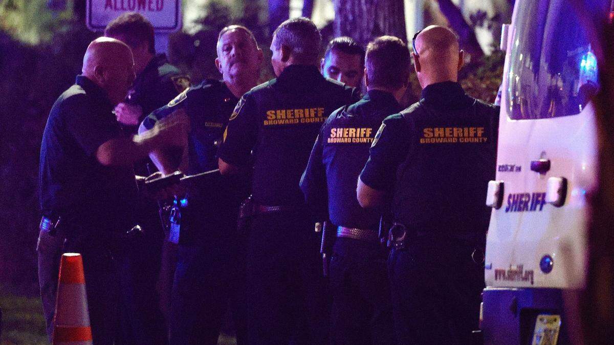 Broward deputies gunned down a transit worker who had shot at them after killing his colleague at a Pompano Beach county ​bus repair facility on Wednesday, March 6, 2024. Investigators remained at the scene the next morning.