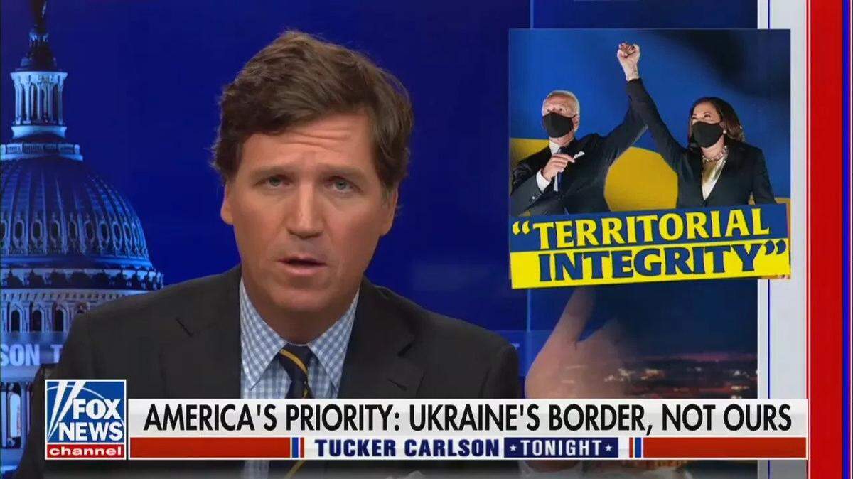 Though he tried to backpedal, Fox News host Tucker Carlson has continuously broadcast his support for Russian President Vladimir Putin.
