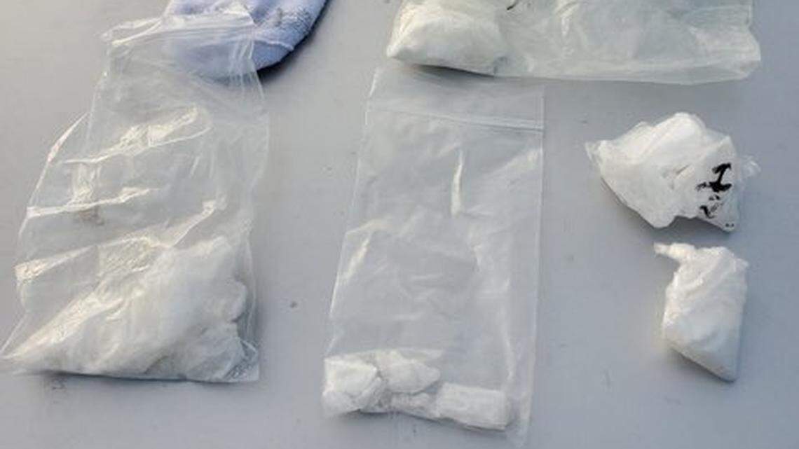 La policía de Miami Beach encontró 73.6 gramos de metanfetamina el 5 de julio del 2019.