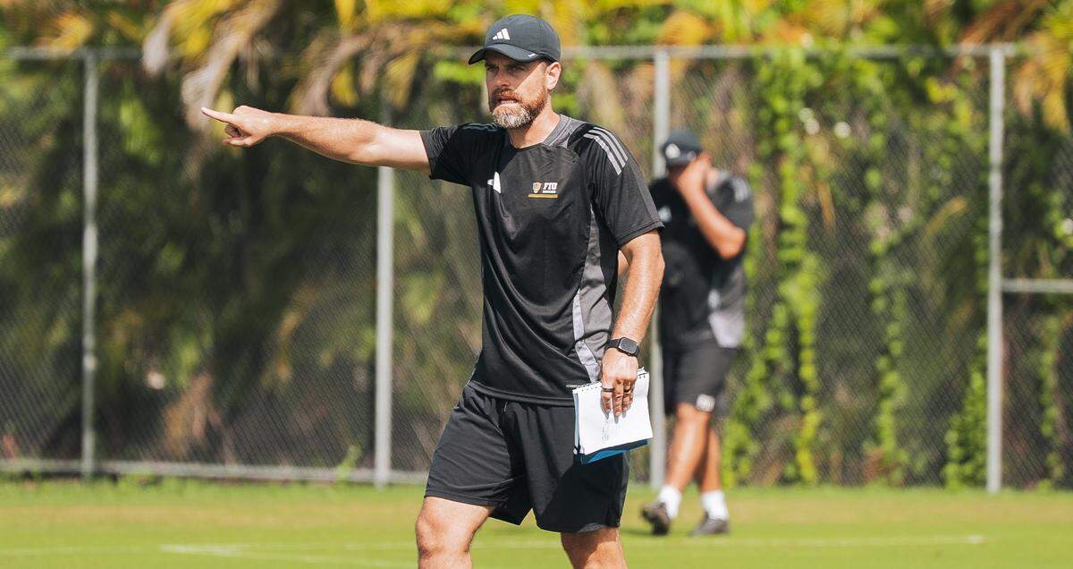 FIU men’s soccer coach Kyle Russell is hoping to lead the Panthers to another NCAA Tournament.