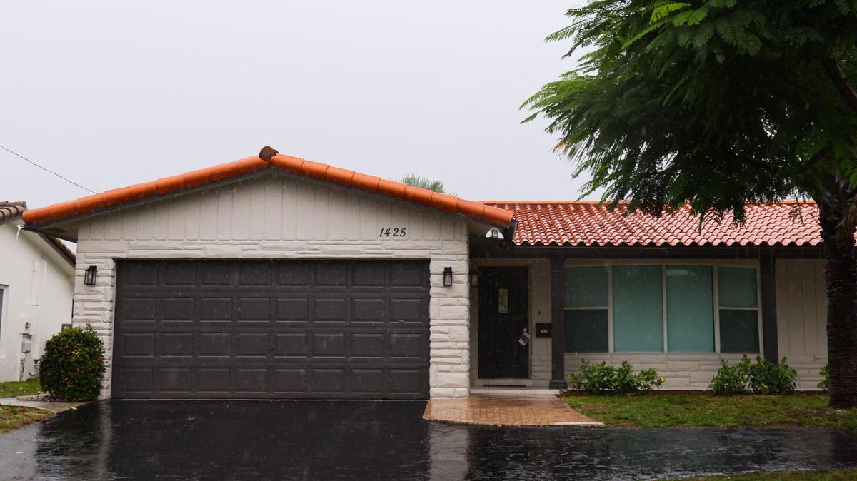 General view of the home at 1425 NE 57th St. at Coral Ridge Isles in Fort Lauderdale, Florida, on Friday, March 22, 2024.