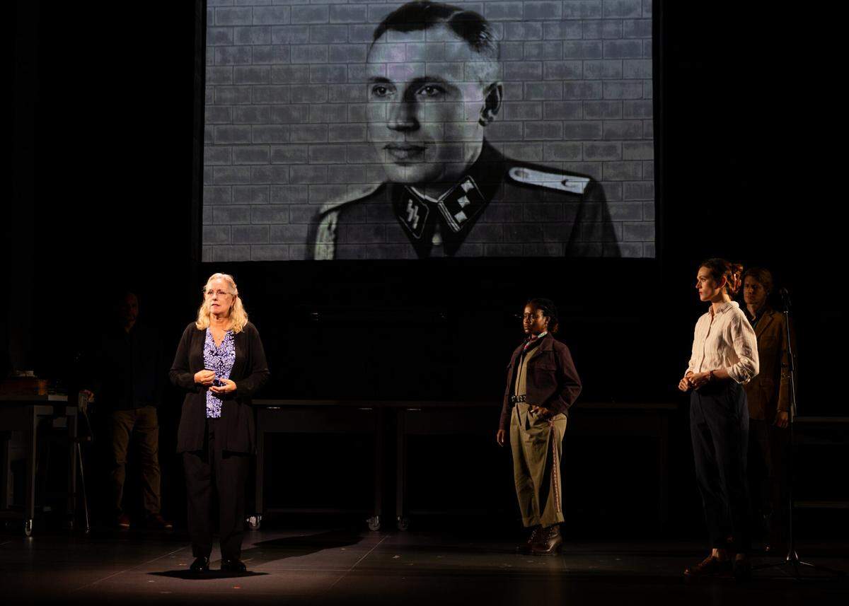 Barbara Pitts McAdams as Judy Cohen is another researcher caught up in questions after an photo album is received by the U.S. Holocaust Museum in “Here There Are Blueberries.”