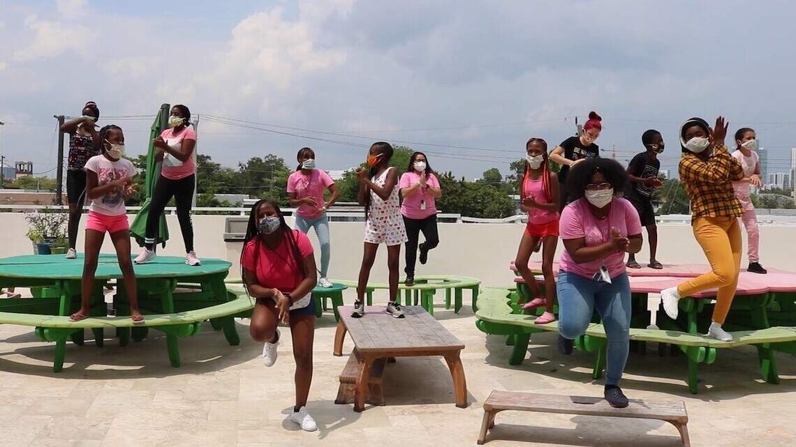 Children at Lotus House Women’s Shelter create a video with a much-needed message