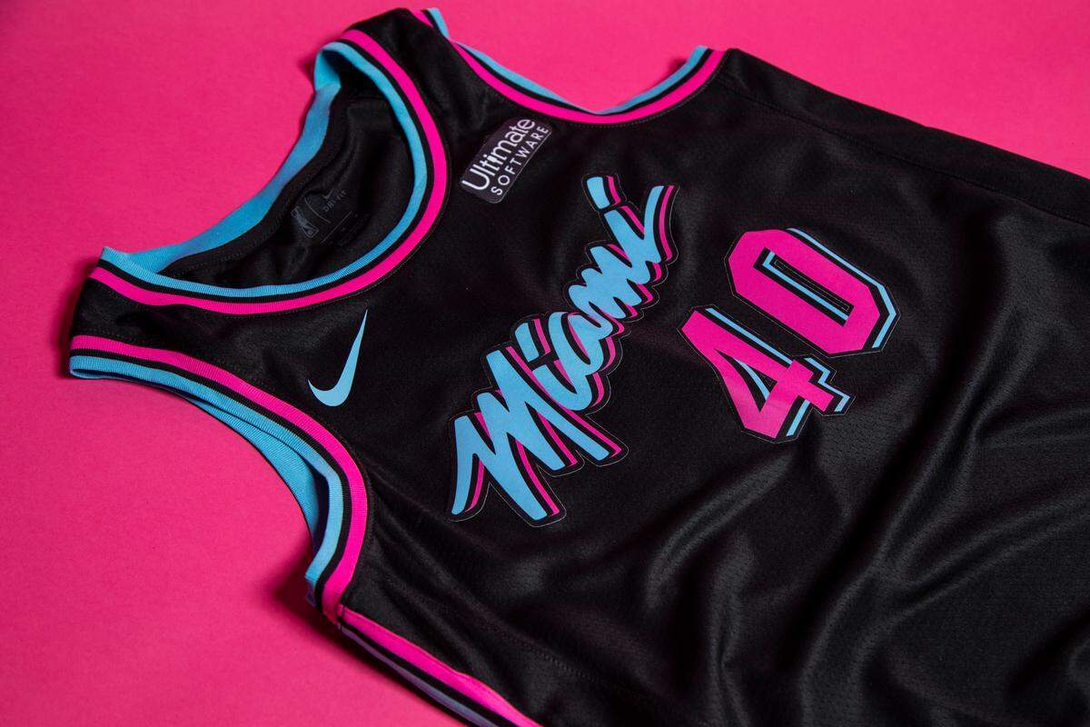 The Heat unveiled its black “Vice Nights” City Edition uniform Monday.