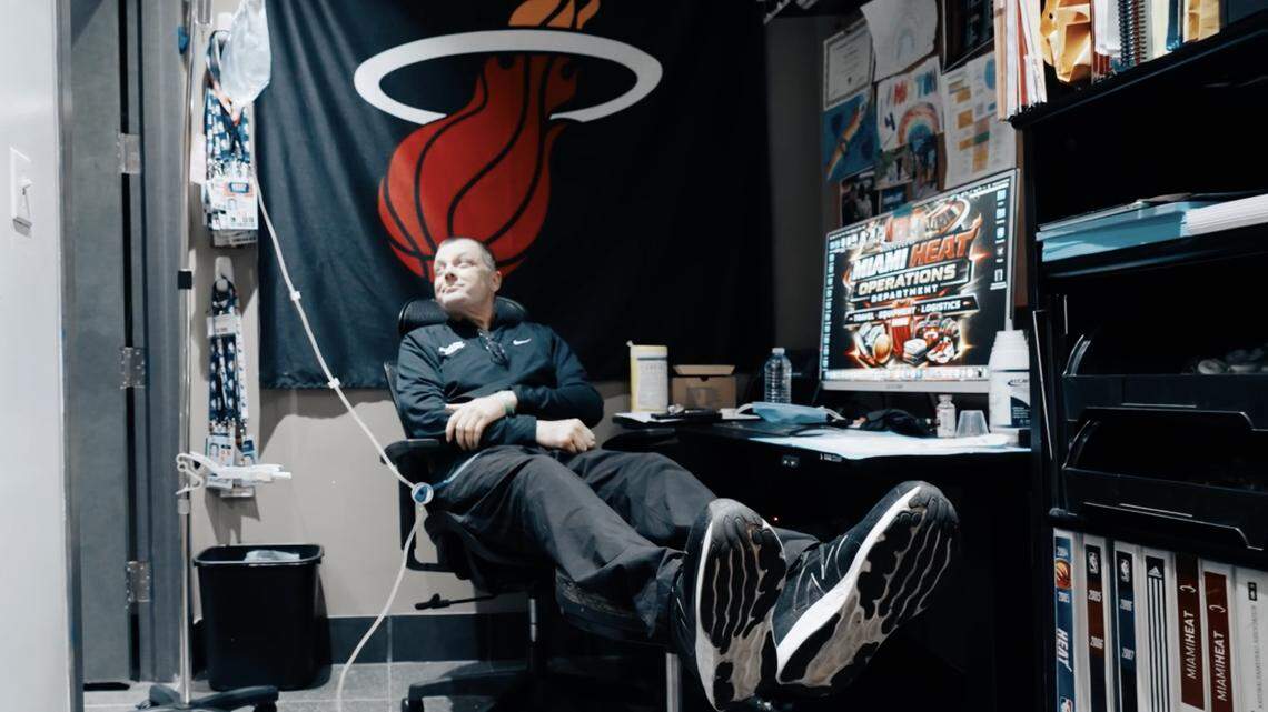 Heat director of team operations Rob Pimental waiting on organ transplants, but still working
