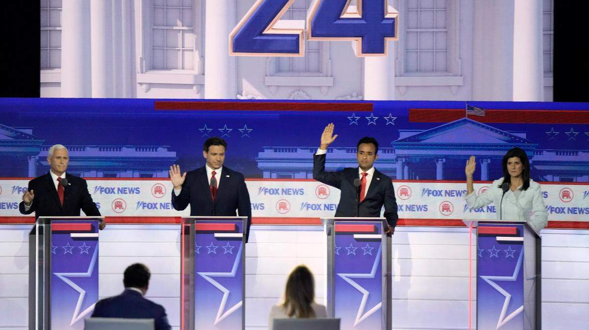 Most Republican candidates pledged to support former President Trump during the primary debate last month should he become the nominee.