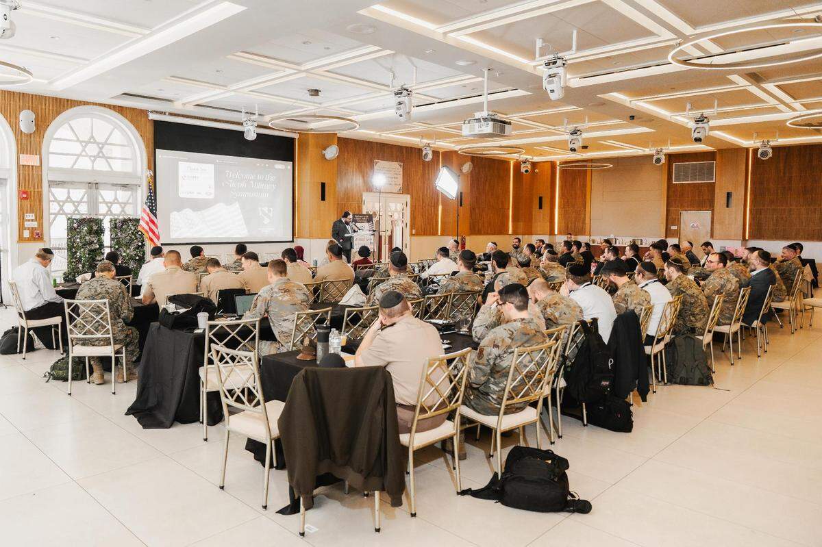 Military personnel from across the country gathered at The Shul of Bal Harbour for a conference to help Jews serving in the military navigate service while maintaining Jewish observance and values.