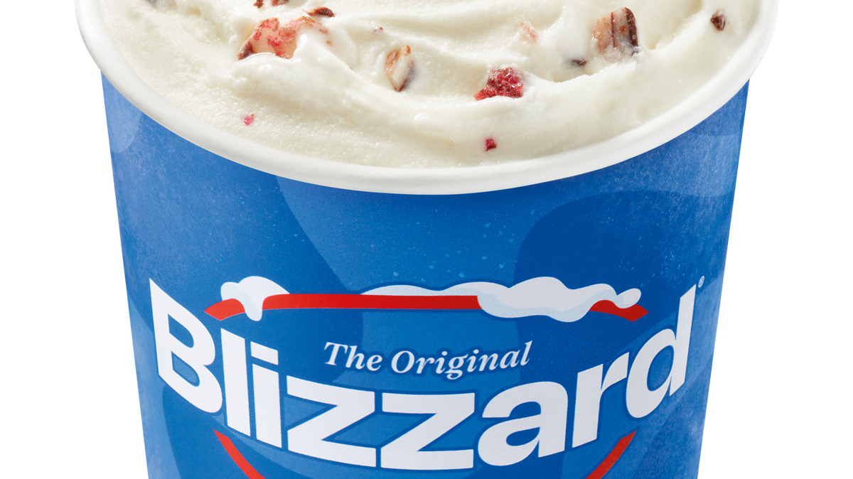 The peppermint bark Blizzard is coming to Dairy Queen for a limited time.