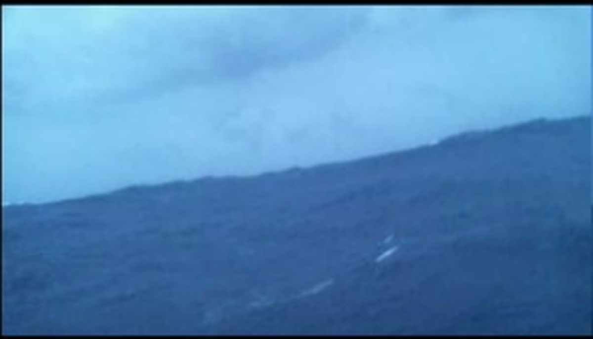 This image was taken Aug. 19 at a buoy 350 nautical miles northeast from Nassau in the Bahamas. The storm’s winds were at 130 mph at the time, and 60 mph gusts were being recorded 60 miles from the eye, NOAA says.
