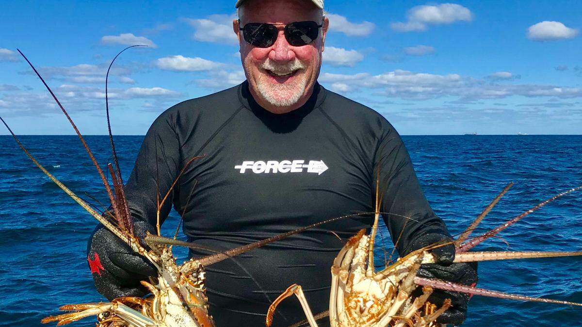 Jim “Chiefy” Mathie of Deerfield Beach is hopeful that this year’s lobster miniseason, which is July 29-30, will be as successful as the 2018 miniseason, when he and his crew had a seven-man limit of 84 lobsters by 7:30 a.m.