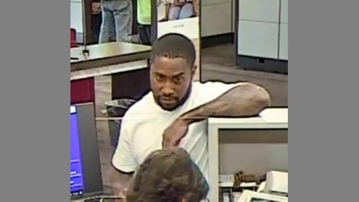 Sandy Graham at a Bank of America branch, at 2903 Stirling Rd. The FBI said he robbed this bank after robing a Chase bank.