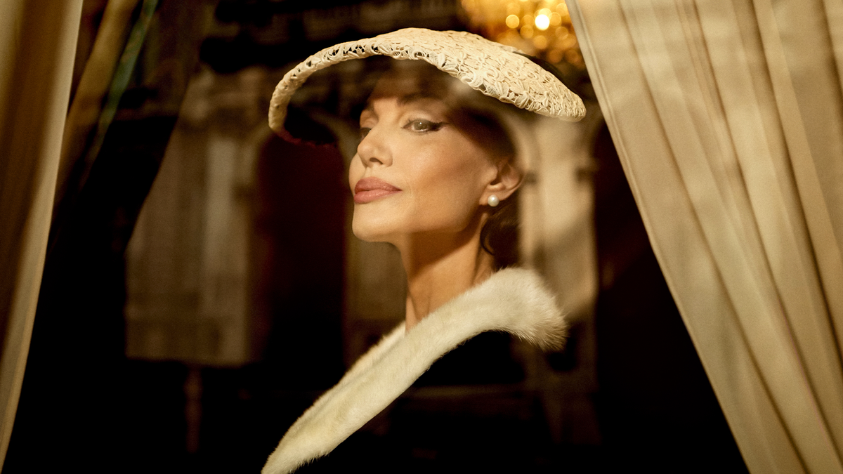Angelina Jolie is opera diva Maria Callas in the film “Maria.”