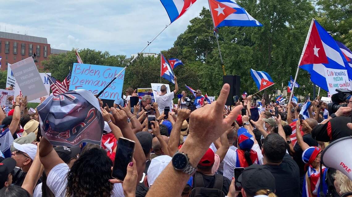 Democrats call on Biden to spend more money on Cuba democracy initiatives
