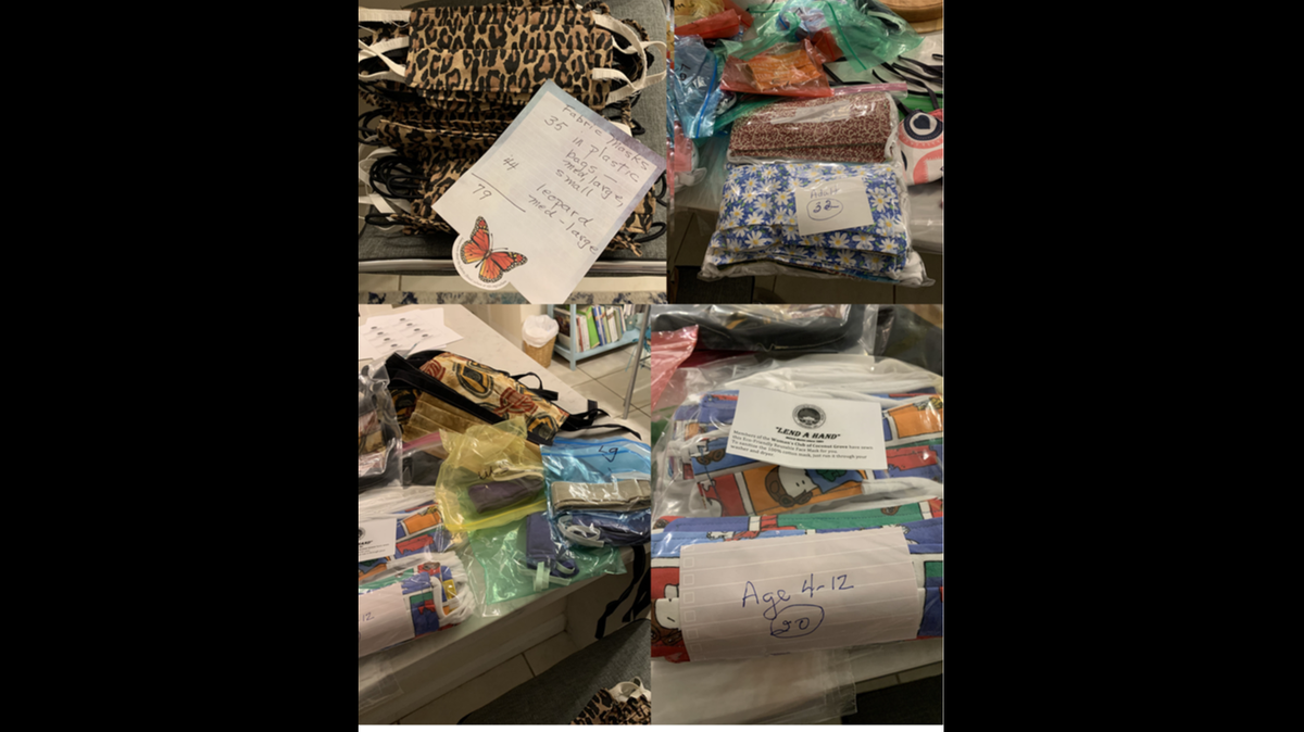 Fifteen members of The Woman’s Club of Coconut Grove have been sewing and distributing their Eco-Friendly Reusable Face Masks throughout the community at no cost to recipients.