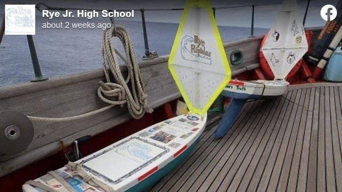 New Hampshire fifth-graders built a boat and launched it into the Atlantic Ocean in 2020. The boat was found in Norway on the island of Smøla after the journey.