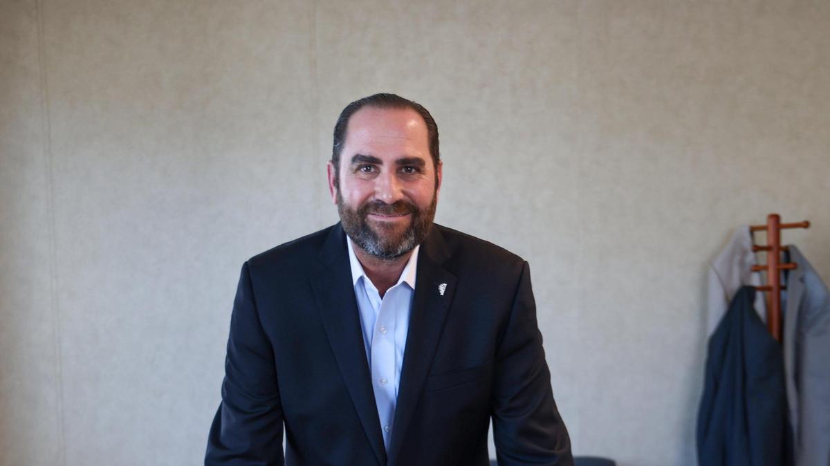 Alex Ballina, a former developer, returned in April to county government to become Miami-Dade’s housing and community development director. He’s shown here on June 5, 2023 in his office.