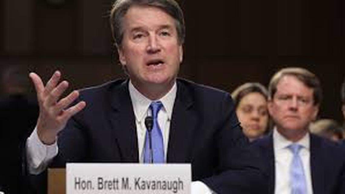 Supreme Court nominee Brett Kavanaugh testifies before the Senate Judiciary Committee.