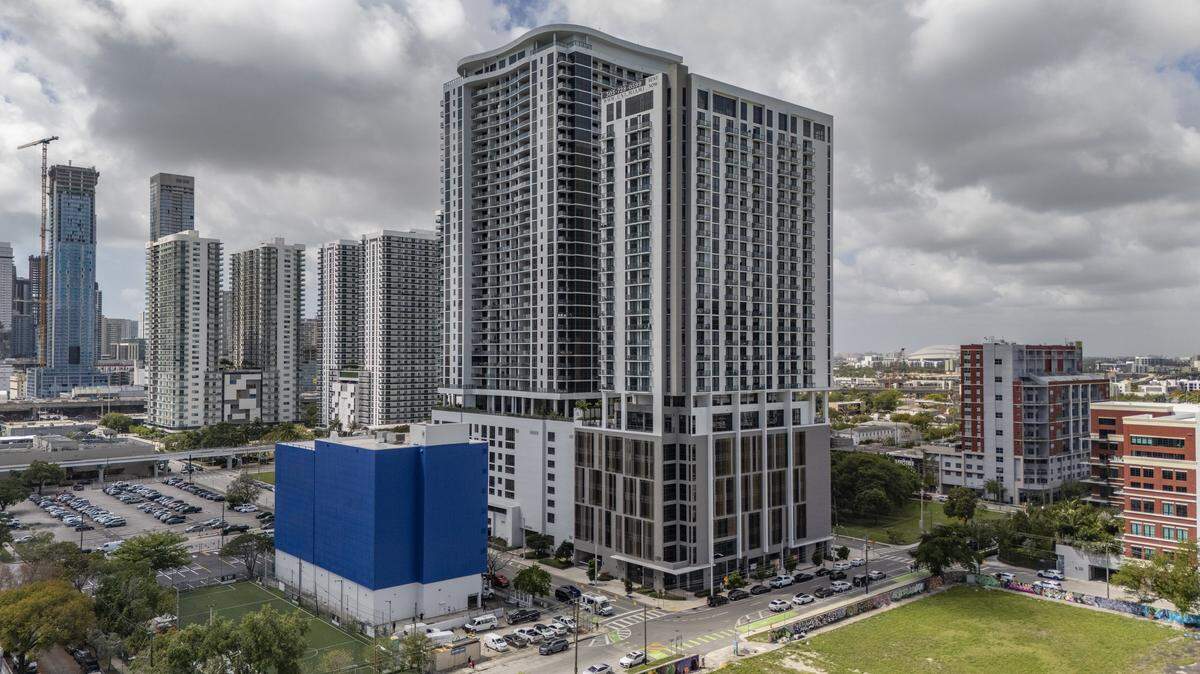 The median rent for a one-bedroom apartment in Miami was down 4.1% in May compared to the previous year, according to data from Zumper.