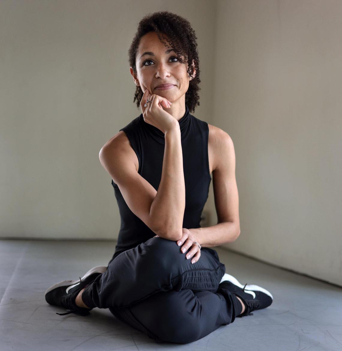 Claudia Schreier prior to rehearsal for her original ballet with members of the Miami City Ballet inside their Miami Beach studios.