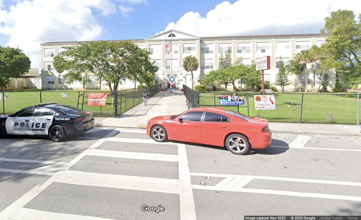A Horace Mann Middle School teacher is facing charges for molesting a 12-year-old and exposing himself to her, Miami-Dade police said.