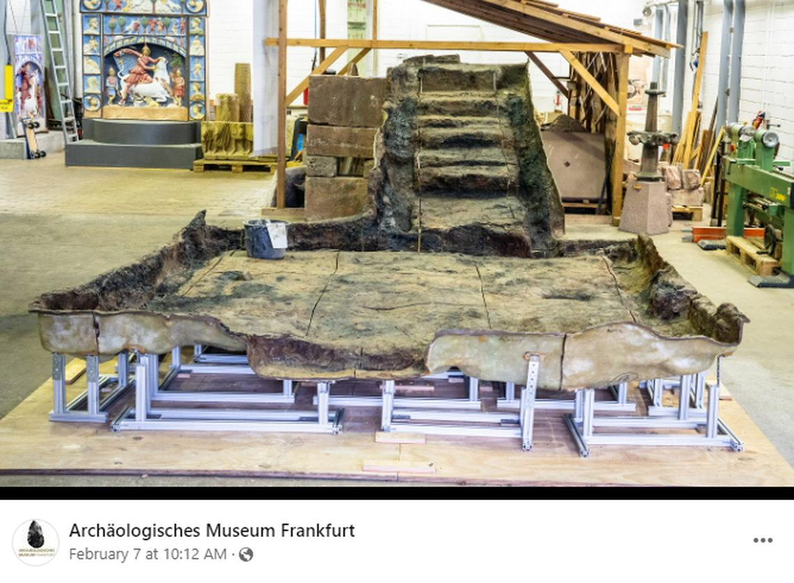 The basement was part of a building constructed in the late first century A.D., experts said.