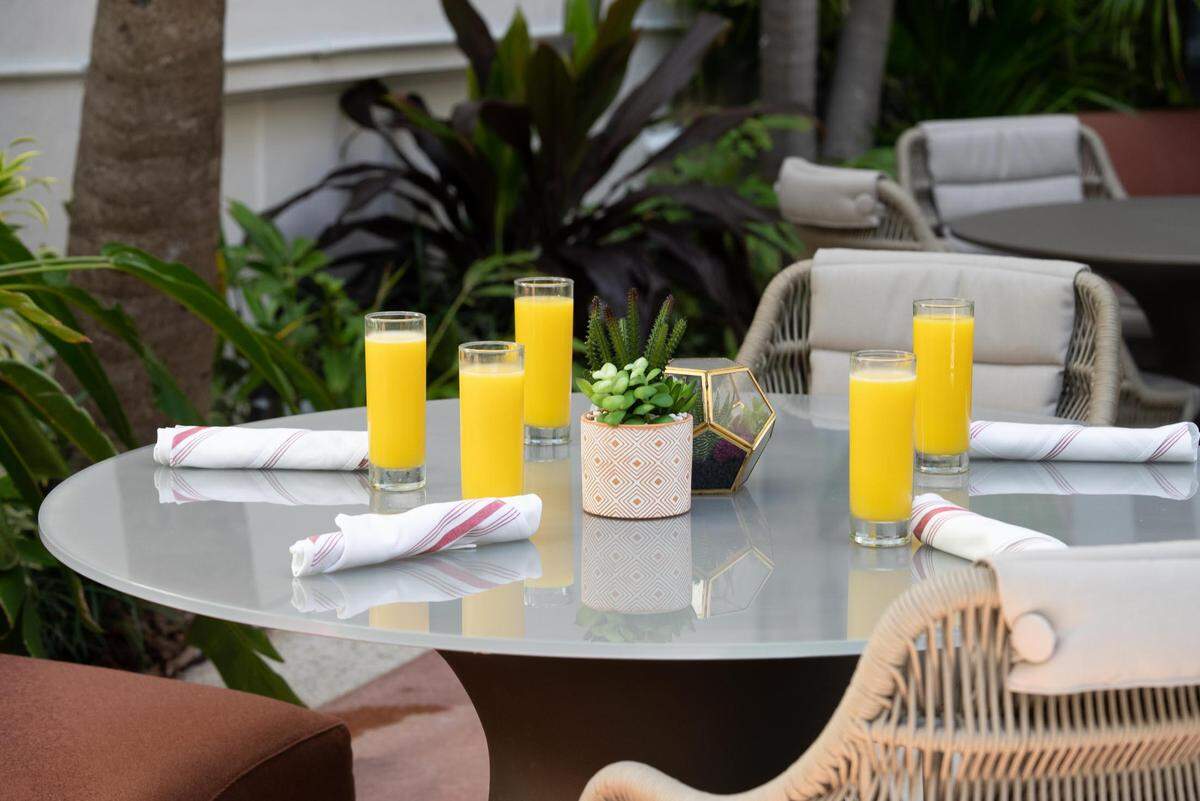 Mehzcla restaurant at The Balfour Hotel is open daily from 7:30 a.m. until 10 p.m.