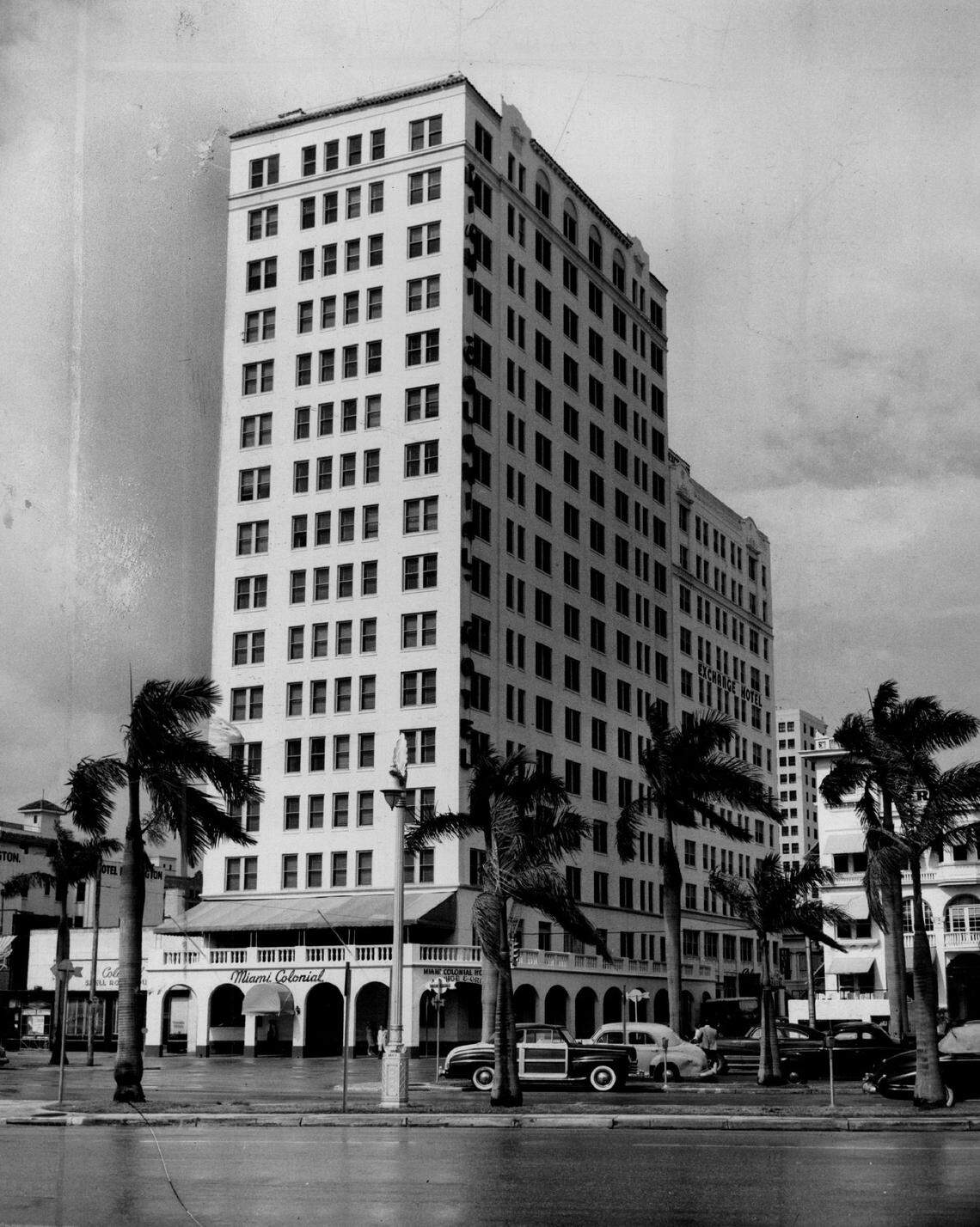 In 1948, the Colonial Hotel before a face-lift.