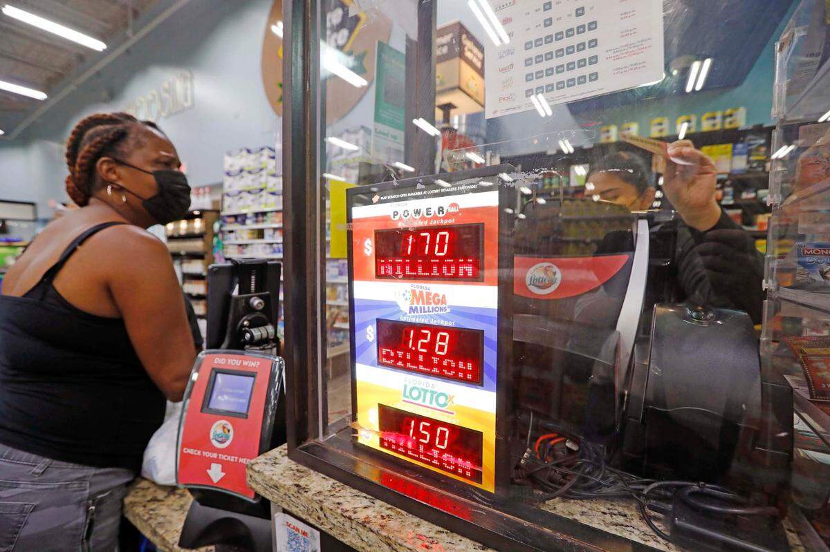 Mega Millions jackpot the Lottery in Florida; Miami, July 29, 2022.