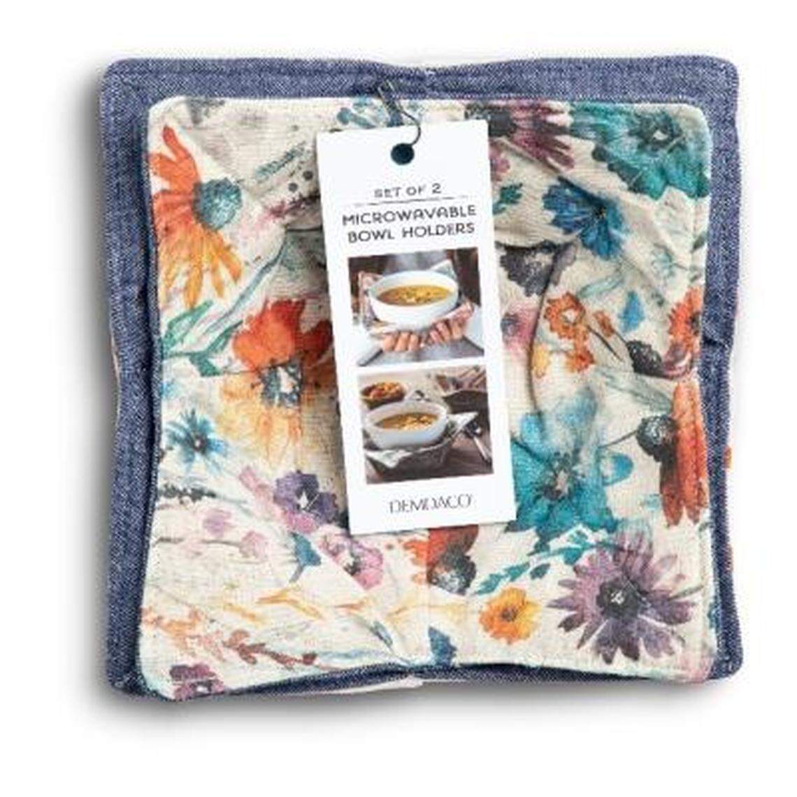 One of the 27 types of Demdaco microwaveable bowl holder recalled as fire hazards.