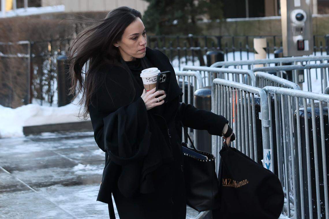 Deanna Paul, attorney for Tal Alexander, arrives for his trial at Manhattan Federal Court on Jan. 27, 2026 in New York City. 
