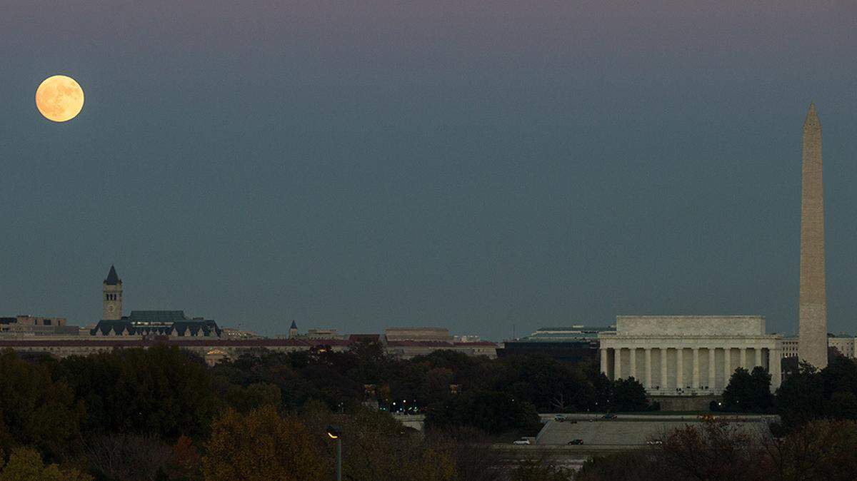 April’s full moon on Saturday, April 16, is coined the “Pink Moon,” NASA said.