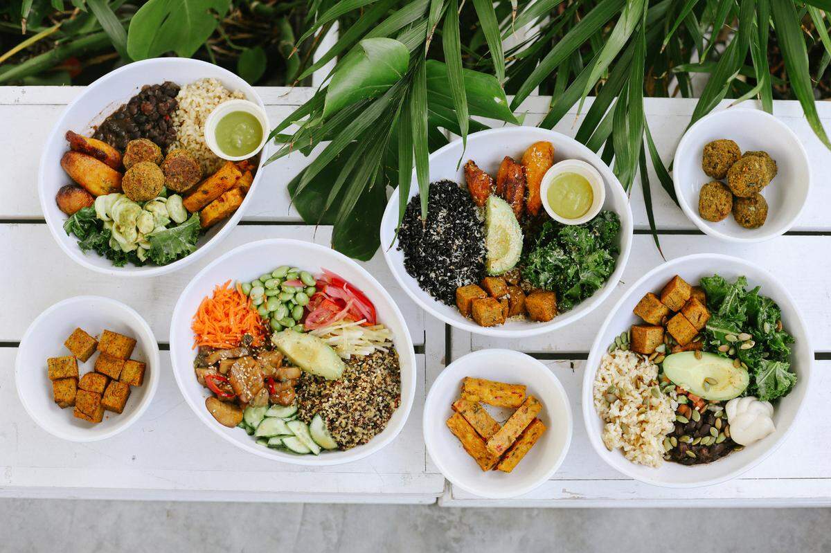 Some of the bowls on offer at della bowls.