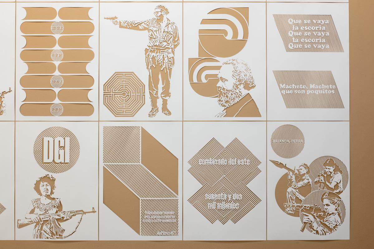 Imagen de la exhibición Cultura Profiláctica de Hamlet Lavastida en Künstlerhaus Bethanien en Berlín.