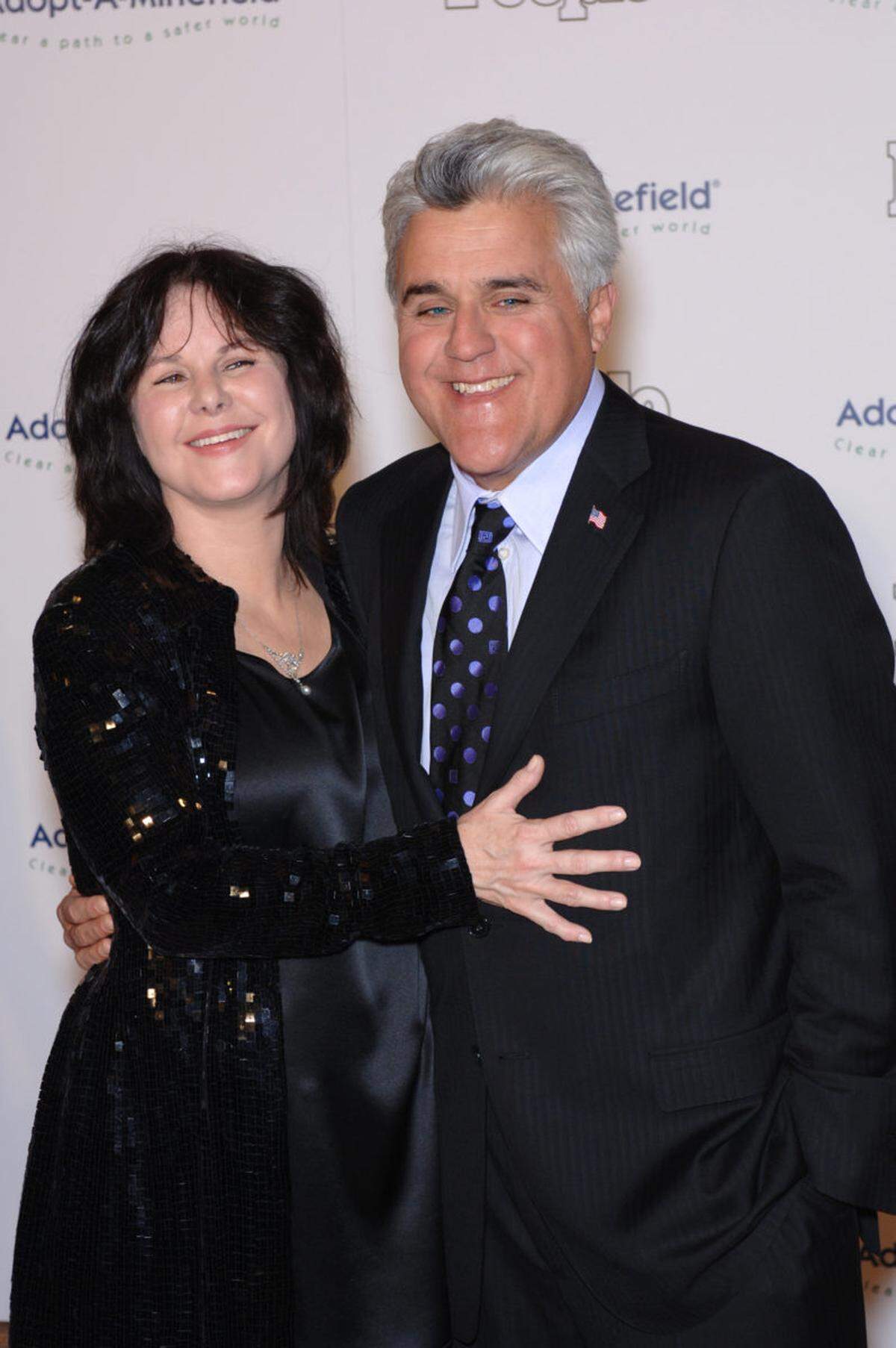 Jay Leno with his wife Mavis Leno