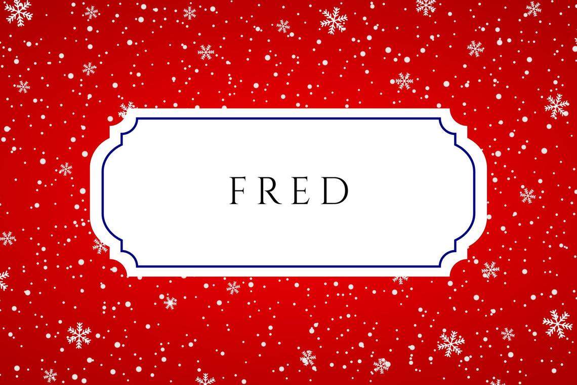 christmas baby names fred