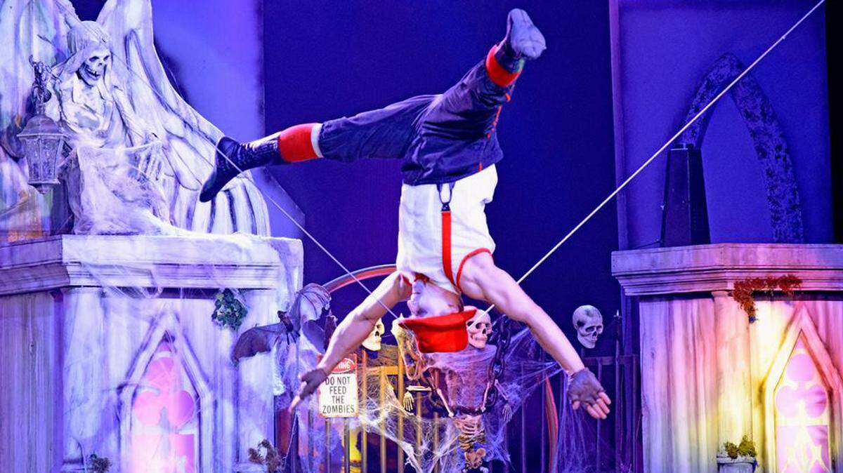Expect lots of acrobatics at The Vampire Circus, coming to the Aventura Mall in October.