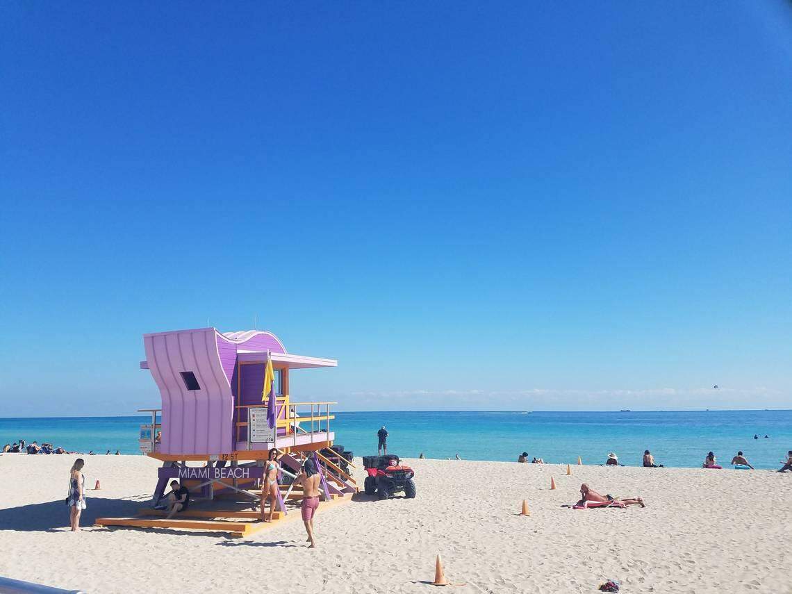 Beaches are now open in Miami-Dade County.