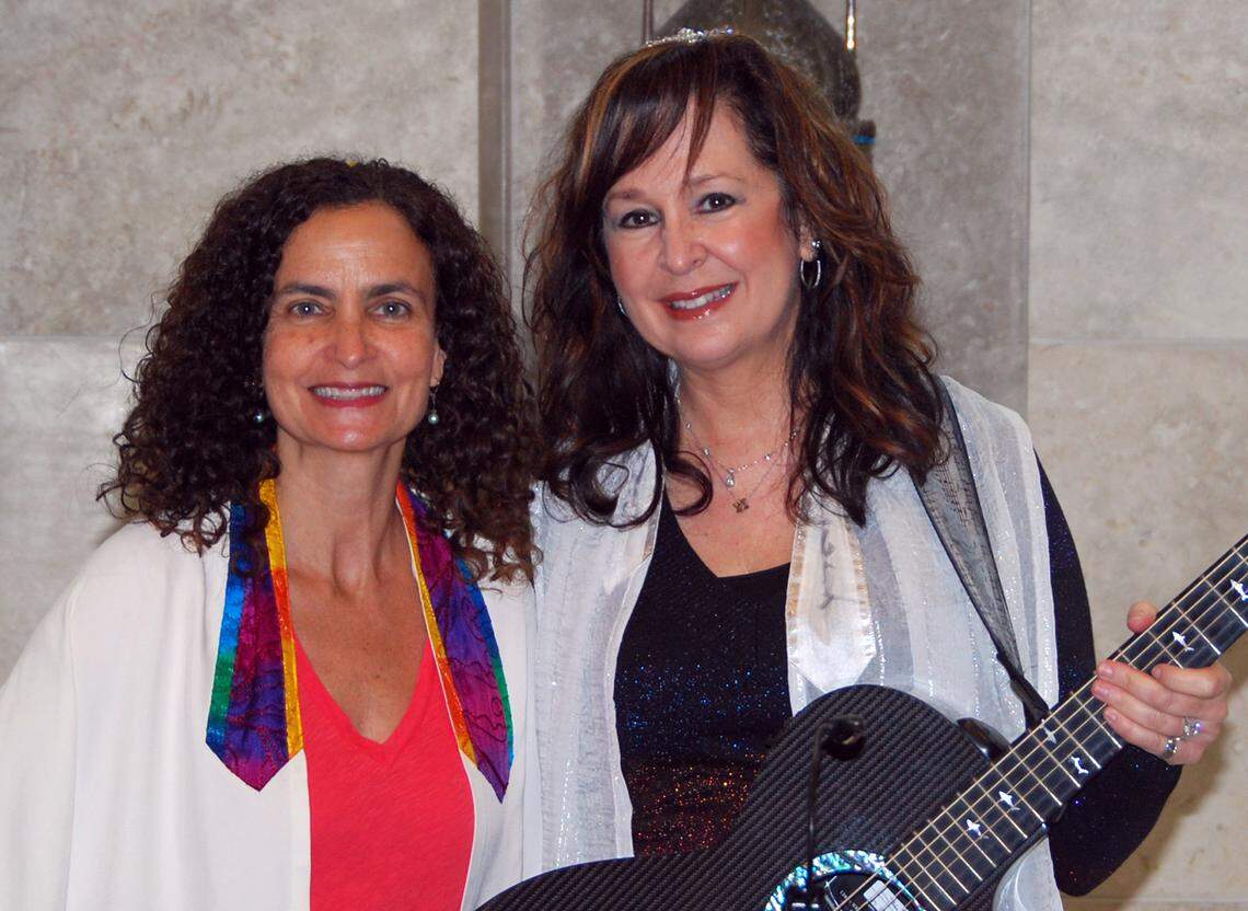 Rabbi Gayle Pomerantz and Cantor Lisa Segal